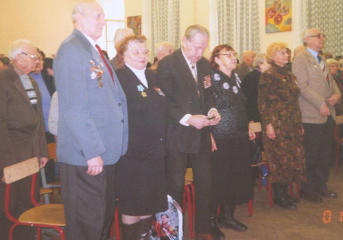 Ветераны - участники Московской битвы